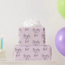 Search for bridesmaid wrapping paper Typography