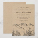 Search for nature wedding invitations Pine trees
