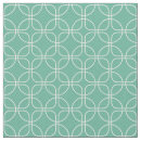 Search for teal geometric fabric Mid century modern