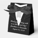 Search for tuxedo favor boxes Engagement