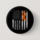 Search for multiple sclerosis buttons Orange