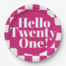 Search for 20th birthday plates Contemporary