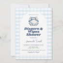 Search for diaper and wipe shower invitations Watercolor