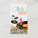 Search for dance business cards Vintage