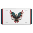 Search for bald eagle license plates Red