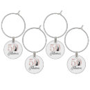 Search for 50th birthday wine charms Pink