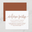 Search for welcome party invitations Calligraphy