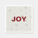 Search for holiday napkins Joy