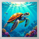 Search for wildlife conservation posters Sea turtle