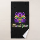 Search for fleur de lis bath towels Mardi gras