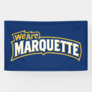 Search for marquette university banners Blue gold