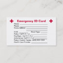 Search for id business cards Emergency
