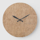 Search for rustic clocks Burlap