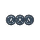 Search for bachelor golf ball markers Initial