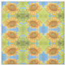 Search for blue and yellow floral fabric Green