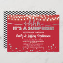 Search for surprise 25th anniversary invitations Silver