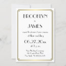 Search for great gatsby wedding invitations Gold