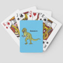 Search for dinosaur playing cards T rex