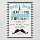 Search for mustache birthday invitations little man