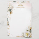 Search for rose gold stationery paper Floral