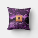 Search for purple and gold pillows Agate marble