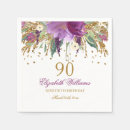 Search for floral paper napkins Gold