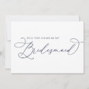 Search for navy blue bridesmaid cards Be my bridesmaid