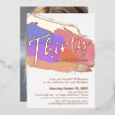 Search for rose gold 30th birthday invitations Script