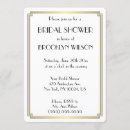 Search for gatsby bridal shower invitations Great