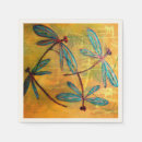 Search for dragonfly napkins Gold