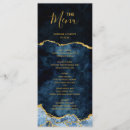 Search for navy blue wedding menus Geode gemstone