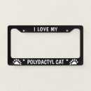 Search for cats license plate frames Cat lover