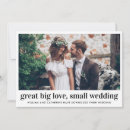 Search for downsize invitations Small private ceremony
