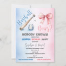 Search for baseball gender reveal invitations Boy or girl