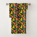 Search for funny bath towels Colorful
