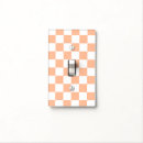 Search for peach light switch covers Orange