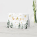 Search for pine tree thank you cards Winter