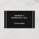 Search for gynecologist business cards Simple