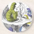 Search for alice in wonderland coasters Caterpillar