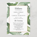 Search for green gold wedding programs Summer
