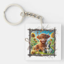 Search for highland cow keychains Cottagecore