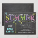 Search for schools out party invitations End of school party