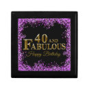 Search for 40th birthday gift boxes Fabulous