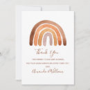 Search for boho thank you cards Rainbow