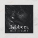 Search for signature business cards Hairdresser