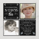 Search for photo 70th birthday invitations Then and now