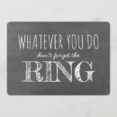 Search for bearer rings funny