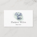 Search for baby sitter business cards Elephant