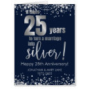 Search for 25th anniversary cards Typography