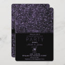 Search for purple engagement party invitations Black